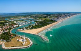 Jesolo, vista aerea della spiaggia (ph. Digital Photo S.G.)